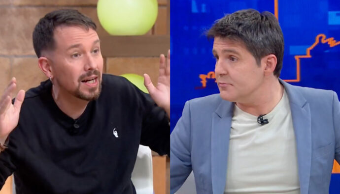 Pablo Iglesias y Jesús Cintora