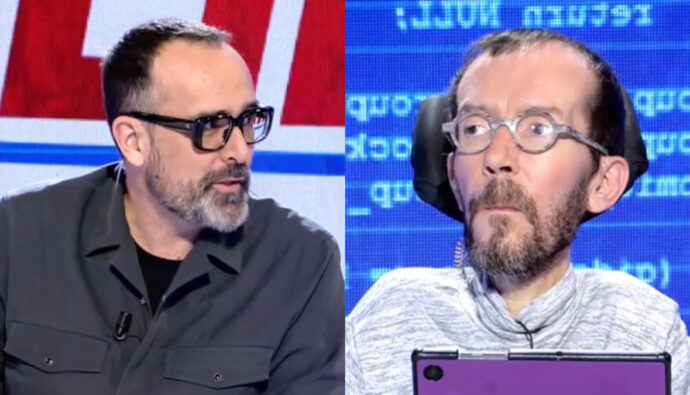 Risto Mejide y Pablo Echenique