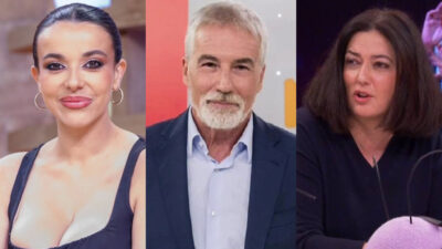 Sarah Santaolalla, David Cantero y Rosa Belmonte