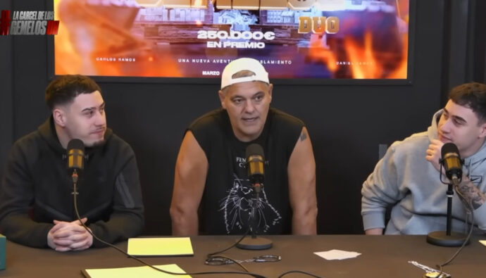 Frank Cuesta en su presentación de 'La cárcel de los gemelos DÚO'