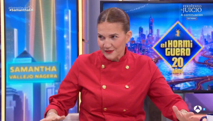 Samantha Vallejo-Nágera en 'El Hormiguero'