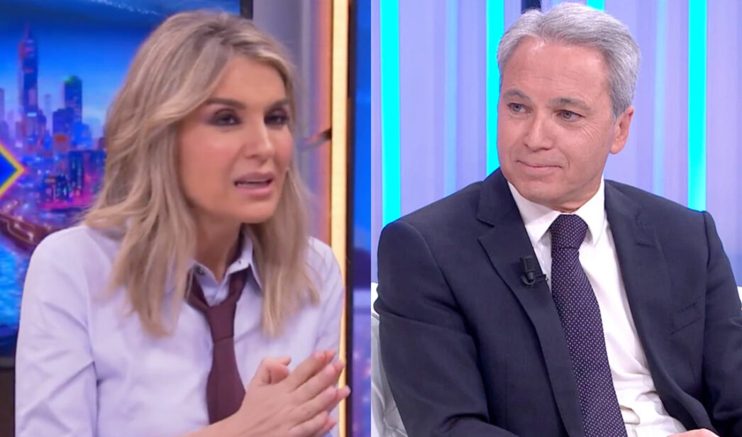 Sandra Golpe y Vicente Vallés