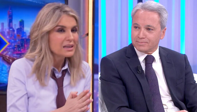 Sandra Golpe y Vicente Vallés