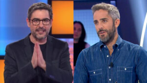 Juanra Bonet en 'Allá tú' y Roberto Leal en 'Pasapalabra'