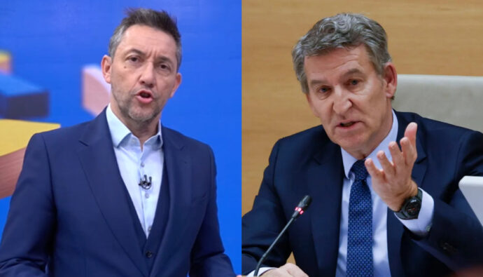 Javier Ruiz y Alberto Núñez Feijóo