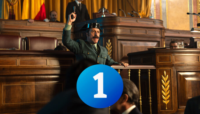 'Anatomía de un instante' y logo de La 1 de RTVE