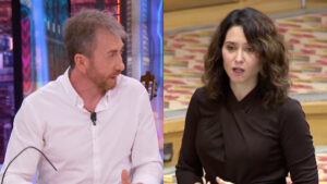 Pablo Motos e Isabel Díaz Ayuso