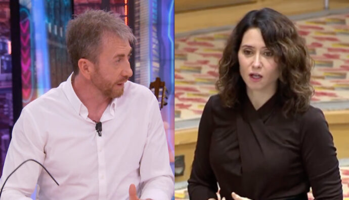 Pablo Motos e Isabel Díaz Ayuso