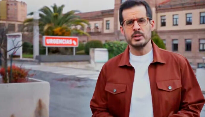 José Luis Sastre en la primera promo de 'El juicio' en TVE