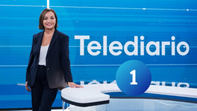 Pepa Bueno en el 'Telediario 2'