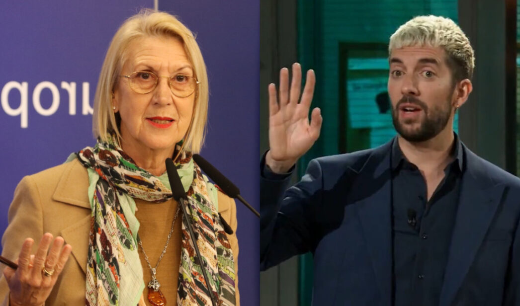 Rosa Díez y David Broncano