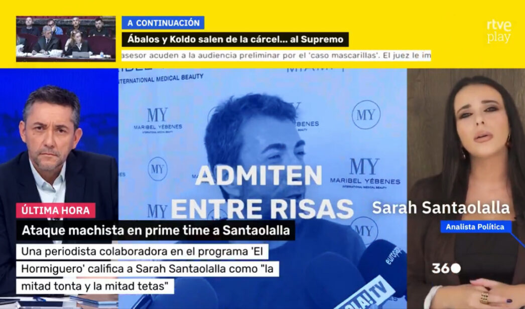 Javier Ruiz y Sarah Santaolalla en 'Mañaneros 360'