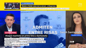 Javier Ruiz y Sarah Santaolalla en 'Mañaneros 360'