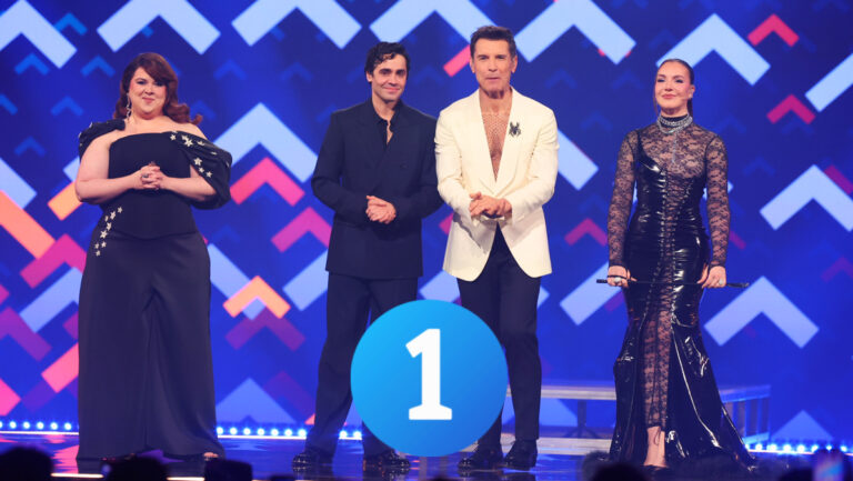 Lalachus, Javier Ambrossi, Jesús Vázquez e Inés Hernand, presentadores del Benidorm Fest 2026