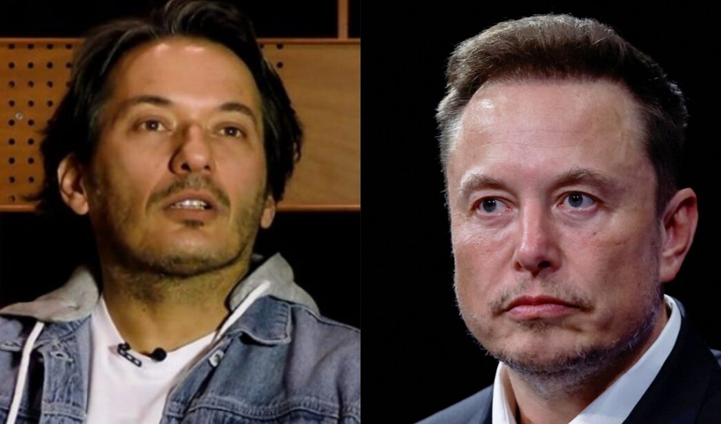 Alberto Caballero y Elon Musk.