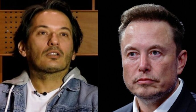 Alberto Caballero y Elon Musk.