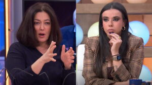 Rosa Belmonte y Sarah Santaolalla.