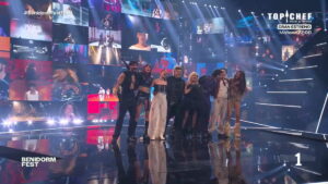 Ex representantes del Benidorm Fest en la final.