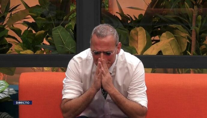 Carlos Lozano rompe a llorar en 'GH Dúo'.