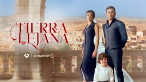 Cartel de 'En tierra lejana'.