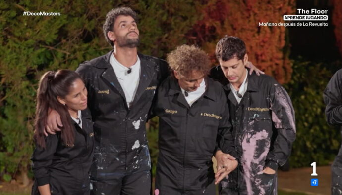 Isa Pantoja, Asraf Beno, Canco Rodríguez y Edu Casanova en 'DecoMasters'.