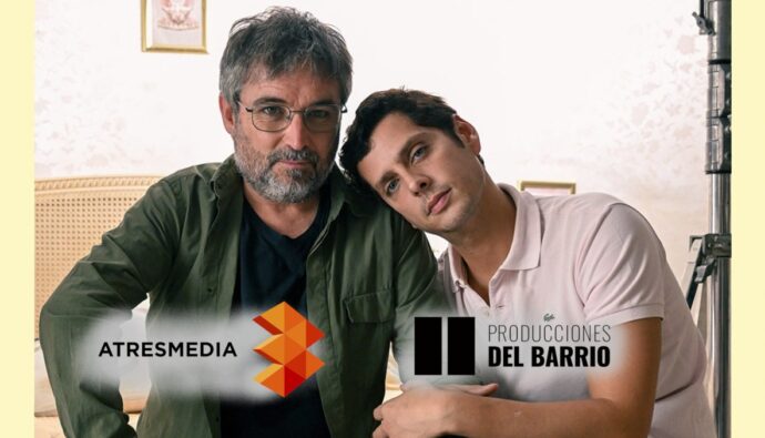 Jordi Évole y Eduardo Casanova en 'Sidosa'.