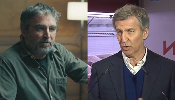 Jordi Évole y Alberto Núñez Feijóo.