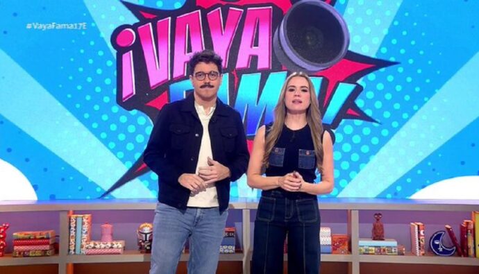 Fran Ramírez y Cristina Lasvignes en '¡Vaya fama!'.