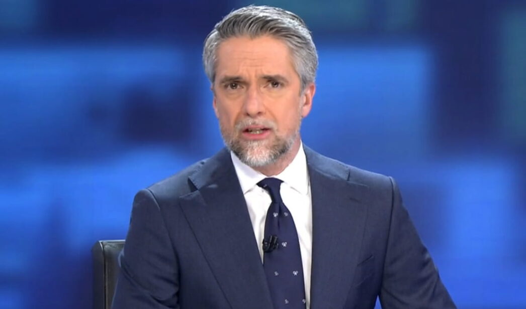 Carlos Franganillo en 'Informativos Telecinco'.
