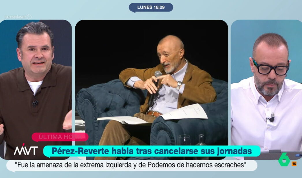Iñaki López y Arturo Pérez-Reverte.