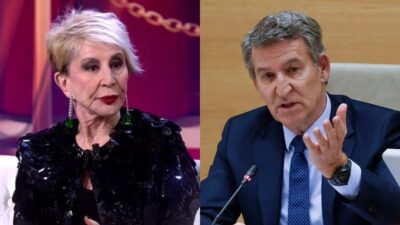 Karmele Marchante y Alberto Núñez Feijóo.