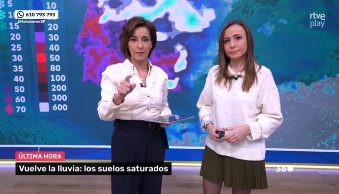 Adela González y Silvia Laplana en 'Mañaneros 360'.