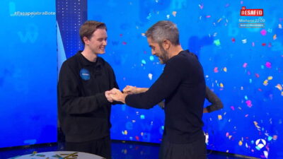 Manu Pascual y Roberto Leal en 'Pasapalabra'.