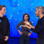 Manu Pascual, Rosa Rodríguez y Roberto Leal en 'Pasapalabra'.