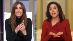 Nuria Roca e Isabel Díaz Ayuso.