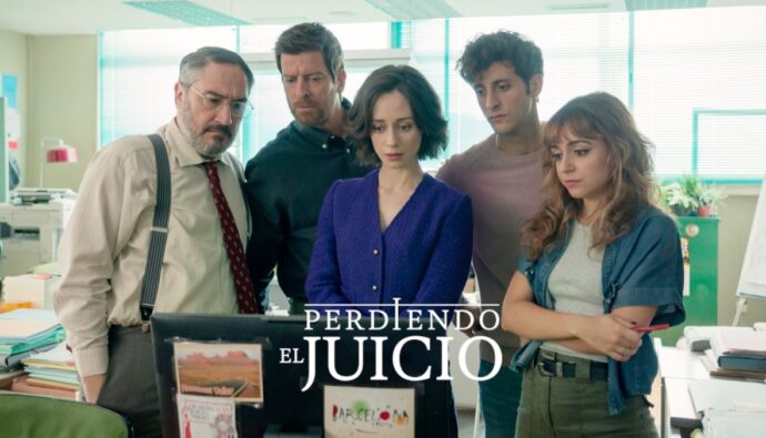 Reparto principal de 'Perdiendo el juicio'.