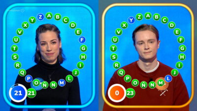 Rosa Rodríguez y Manu Pascual en 'Pasapalabra'.