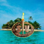 Logo de 'Supervivientes' junto a los Cayos Cochinos