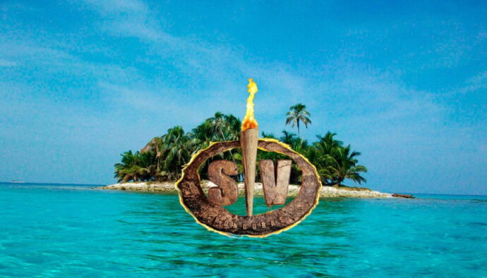 Logo de 'Supervivientes' junto a los Cayos Cochinos