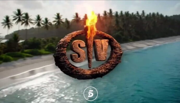 Logo de 'Supervivientes' sobre imágenes realizadas por IA