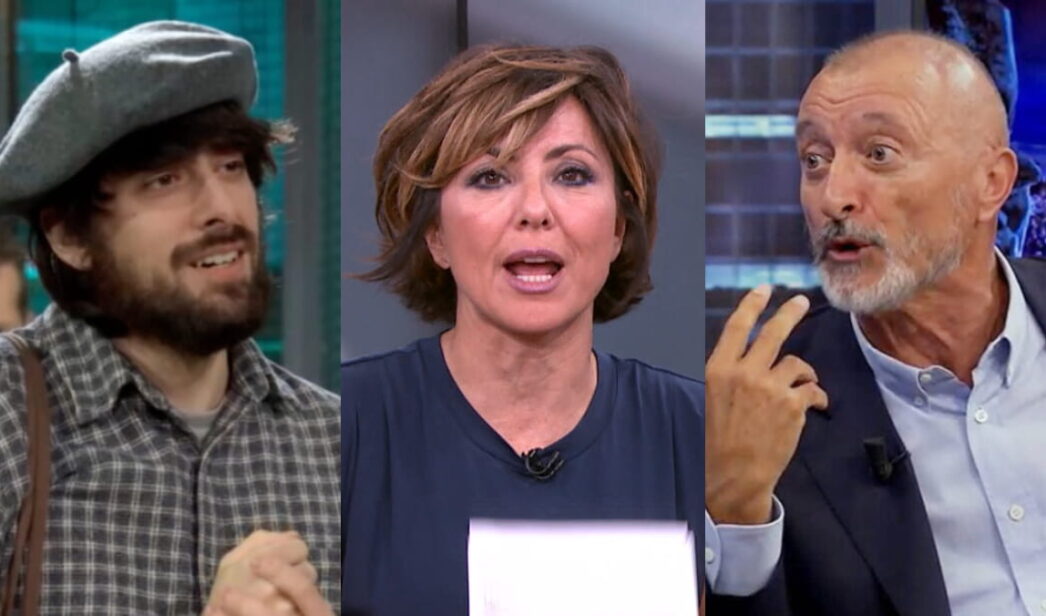 David Uclés, Sonsoles Ónega y Arturo Pérez Reverte.