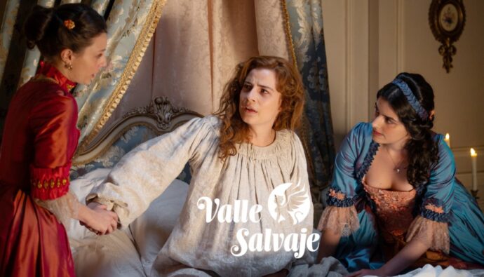 Bárbara, Adriana y Luisa en 'Valle Salvaje'.