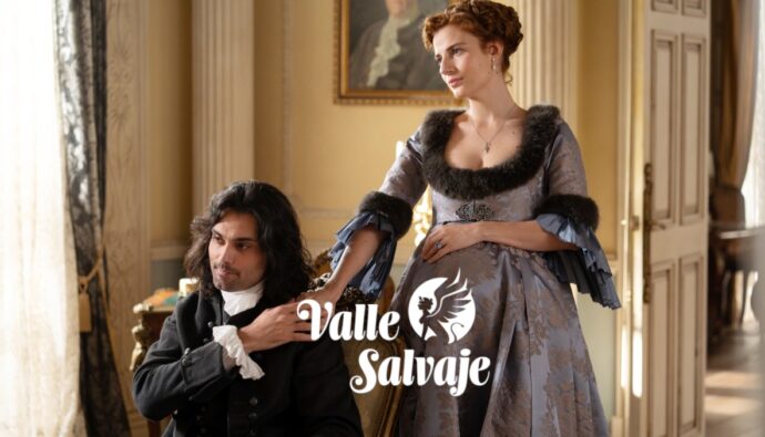 Rafael y Adriana en 'Valle Salvaje'.