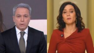 Vicente Vallés e Isabel Díaz Ayuso.