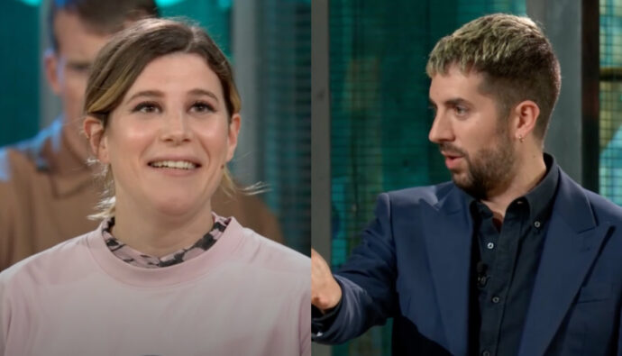 Ángela Cervantes y David Broncano