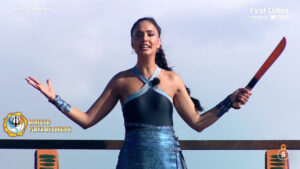 María Lamela en la ceremonia de salvación de 'Supervivientes 2026'