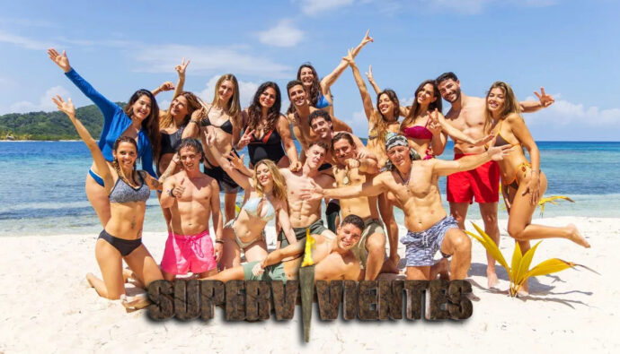 Los concursantes oficiales de 'Supervivientes 2026' y el logotipo del programa