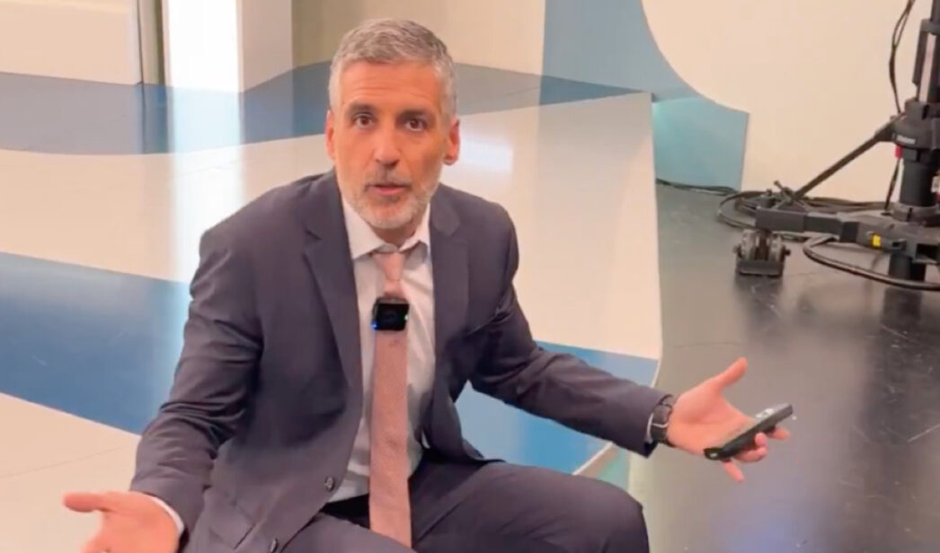 Albert Barniol en un vídeo detrás de cámaras