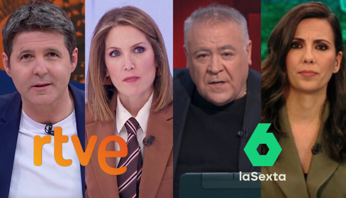 'Malas Lenguas' anota un máximo de audiencia e Intxaurrondo se dispara en RTVE y La Sexta cierra un día de récord