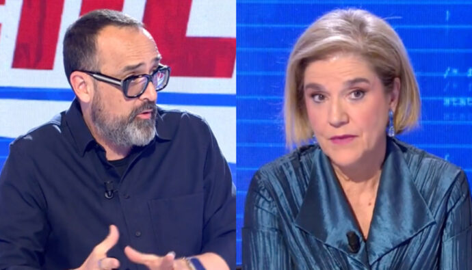 Risto Mejide y Pilar Rahola